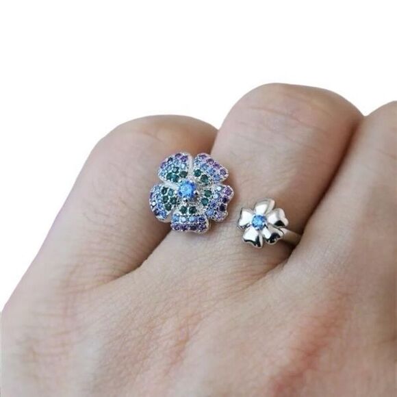 The Eternal Adjustable ring in Silver - Picture 1 of 13